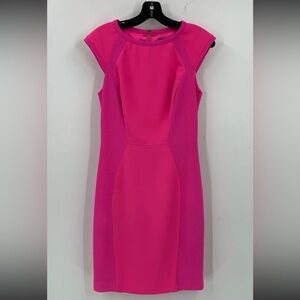 Like New Ted Baker Bright / Hot Pink Dress Sz 2 (US Sz6)